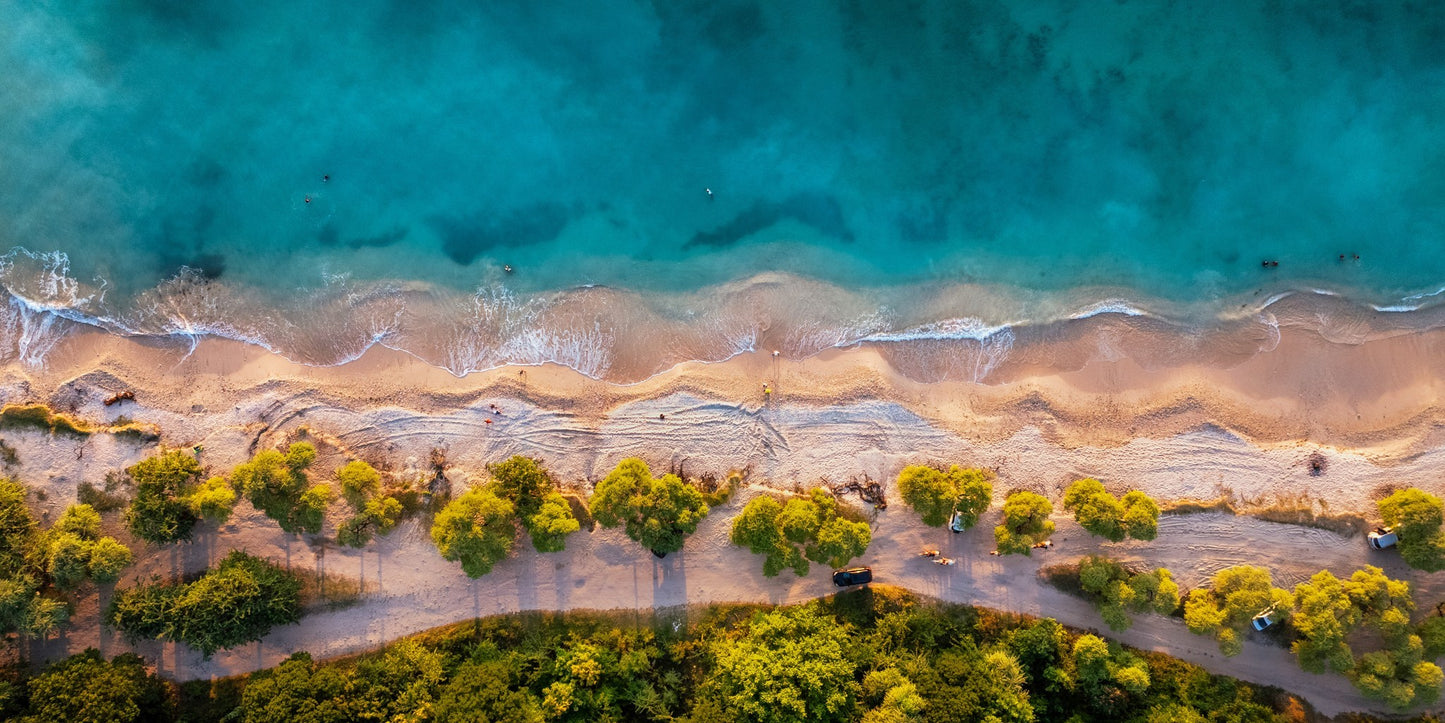Where The Sea And Sand Kiss - Print Only